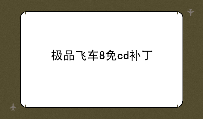 极品飞车8免cd补丁