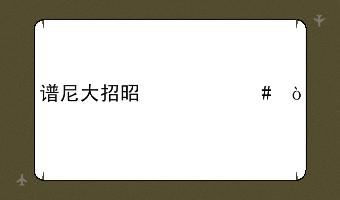 谱尼大招是什么？