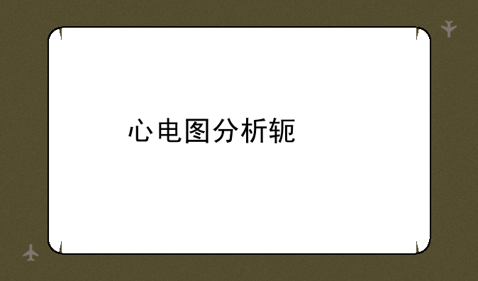 心电图分析软件