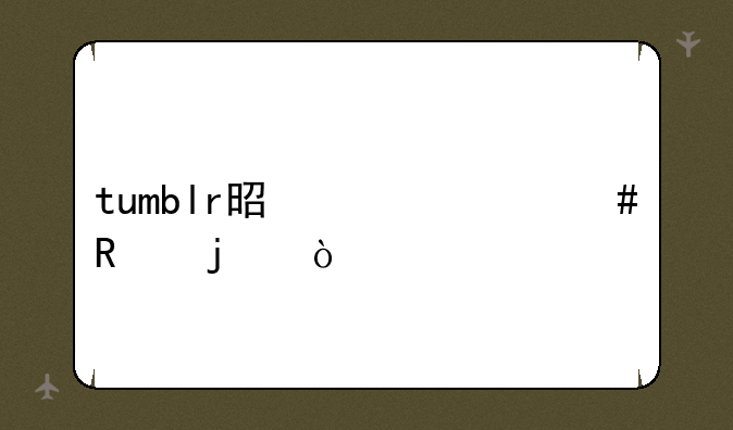 tumblr是干什么用的？